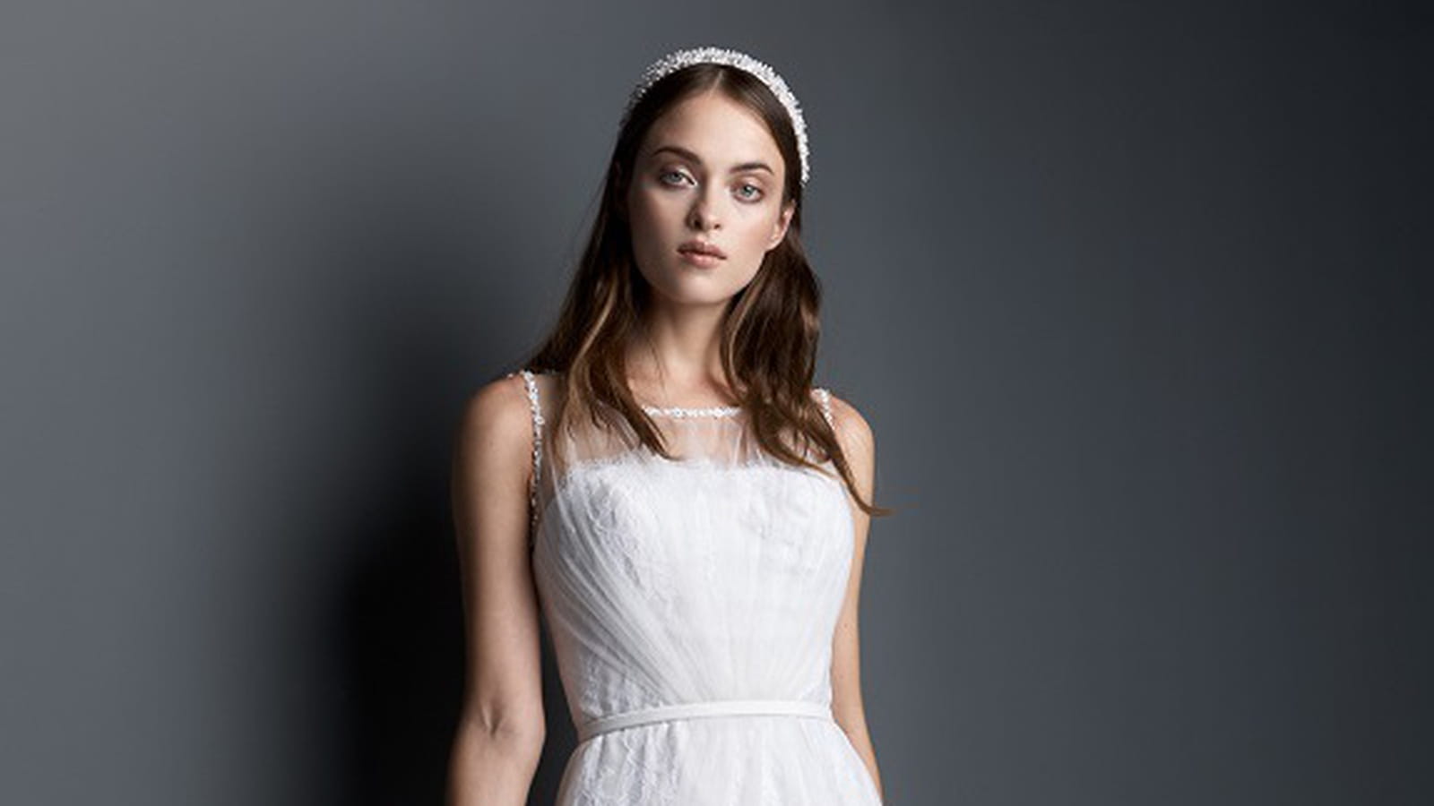 Robe de mariée ceinturée
