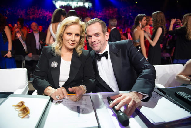 Sylvie Vartan et Garou lors de l'&eacute;lection de Miss France 2014, en 2013