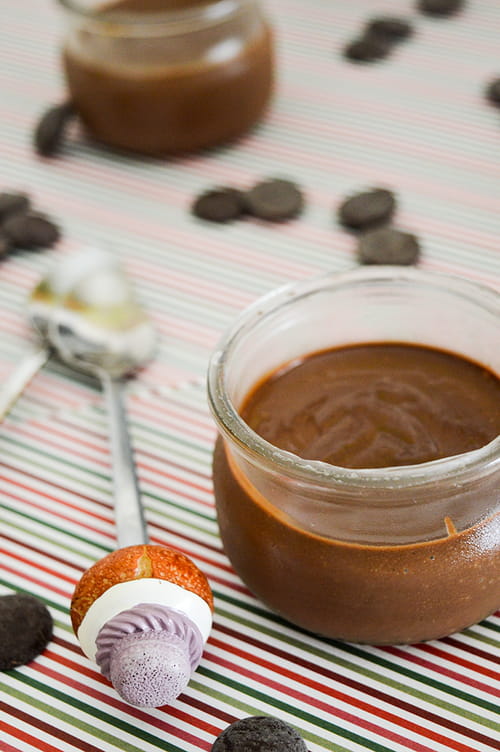 Crèmes onctueuses au chocolat noir de Christophe Felder