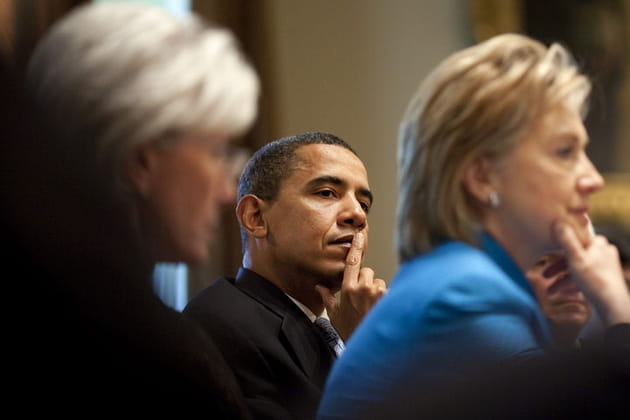 Barack Obama face &agrave; la grippe A