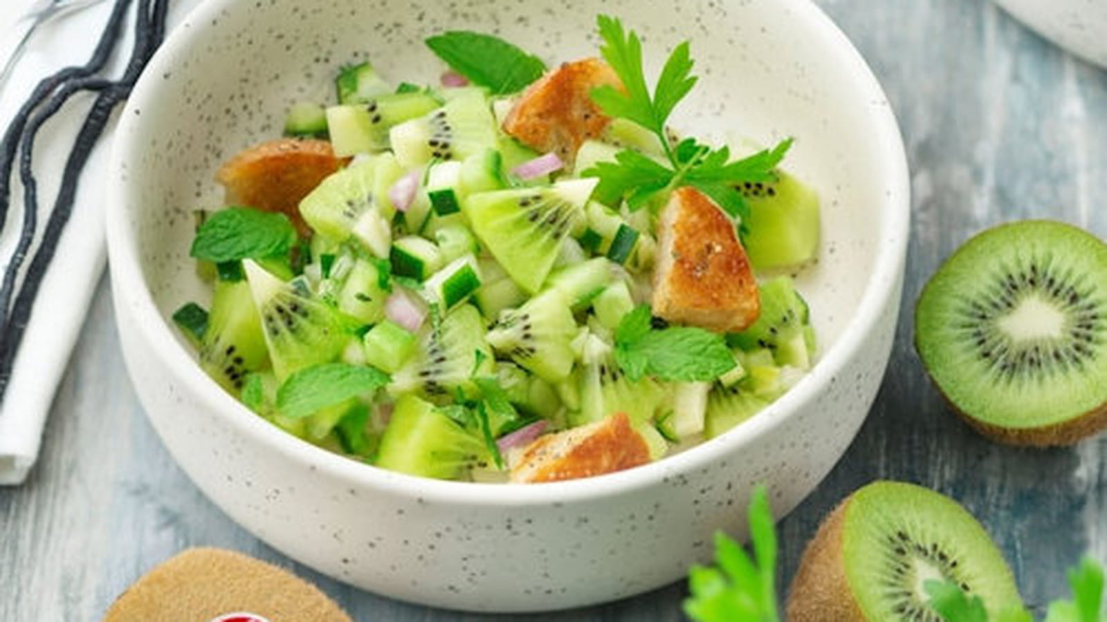 Tartare de légumes et kiwis Oscar