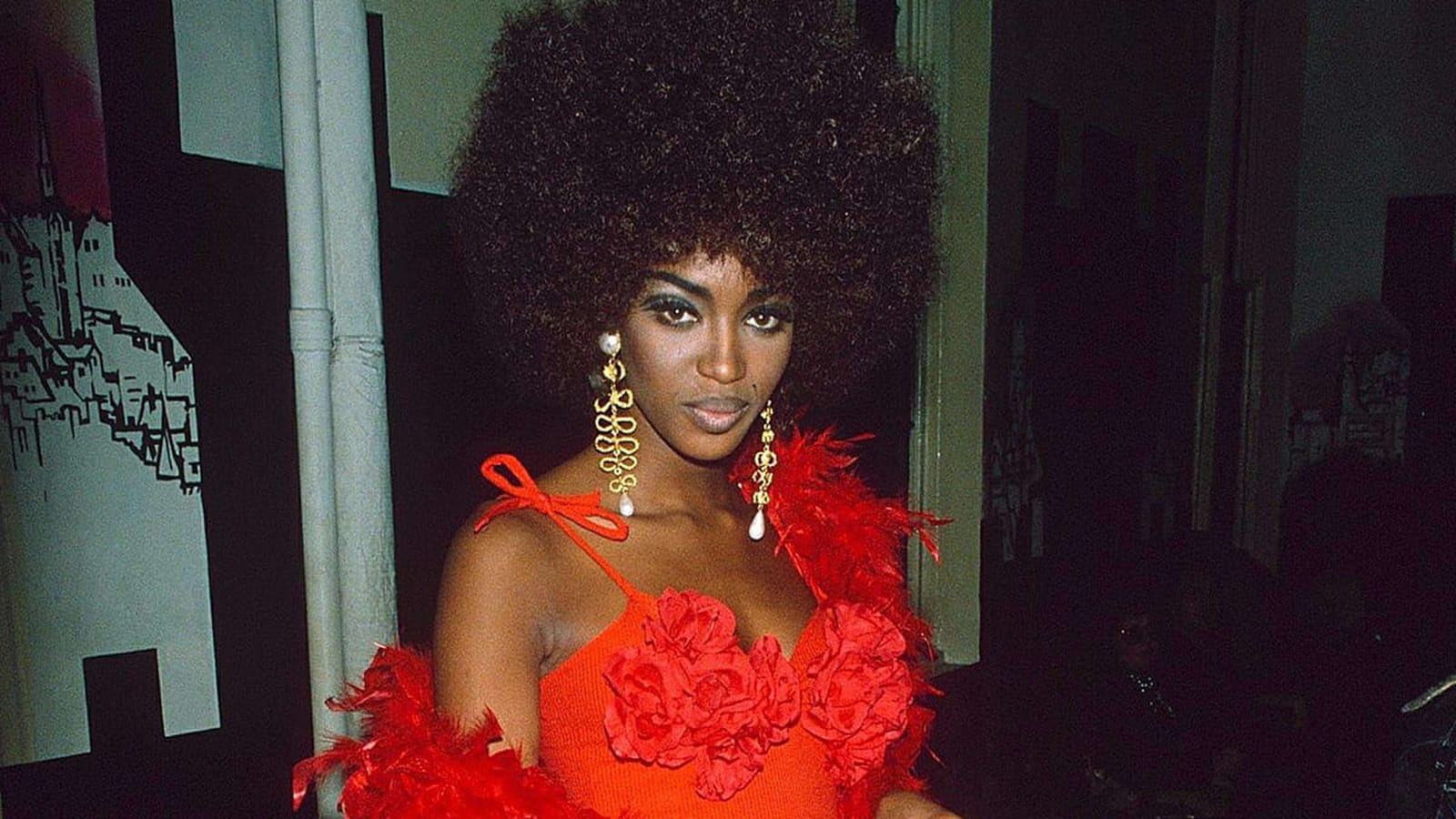 Naomi Campbell en 1990