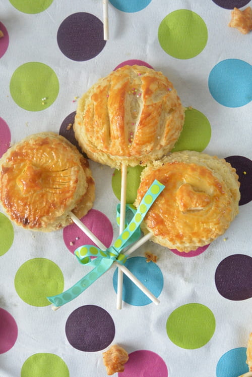 Galette des rois en sucettes