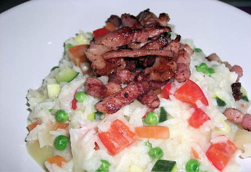 Risotto aux cinq légumes