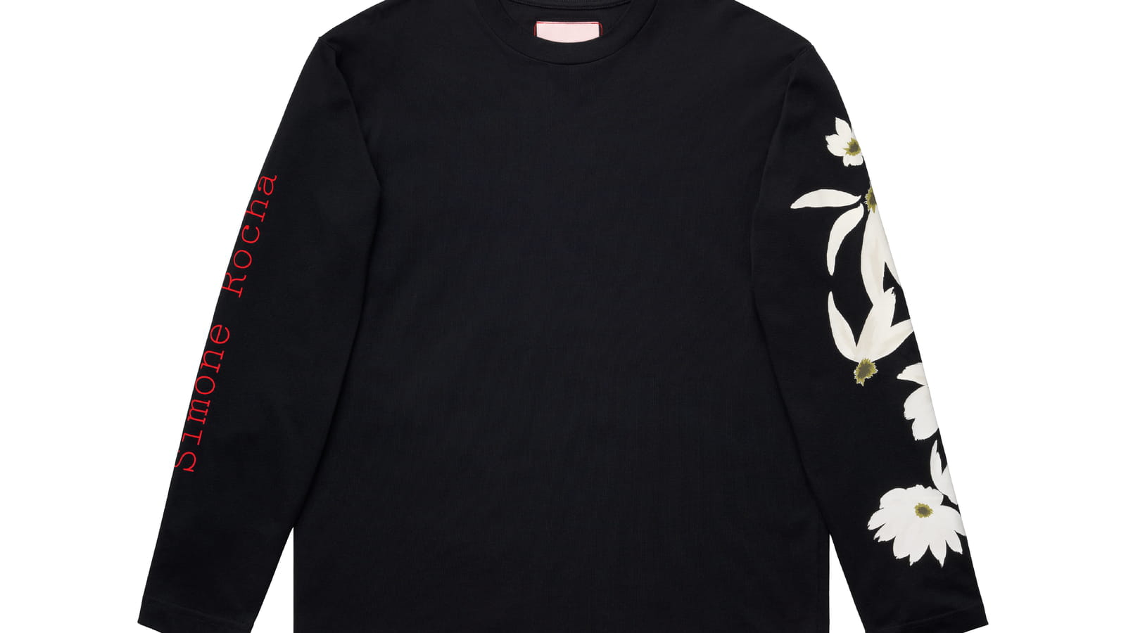 T-shirt à manches longues noire