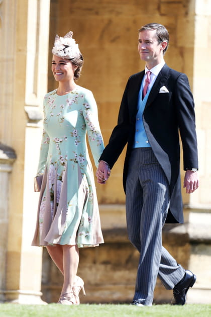 Pippa Middleton en robe fleurie