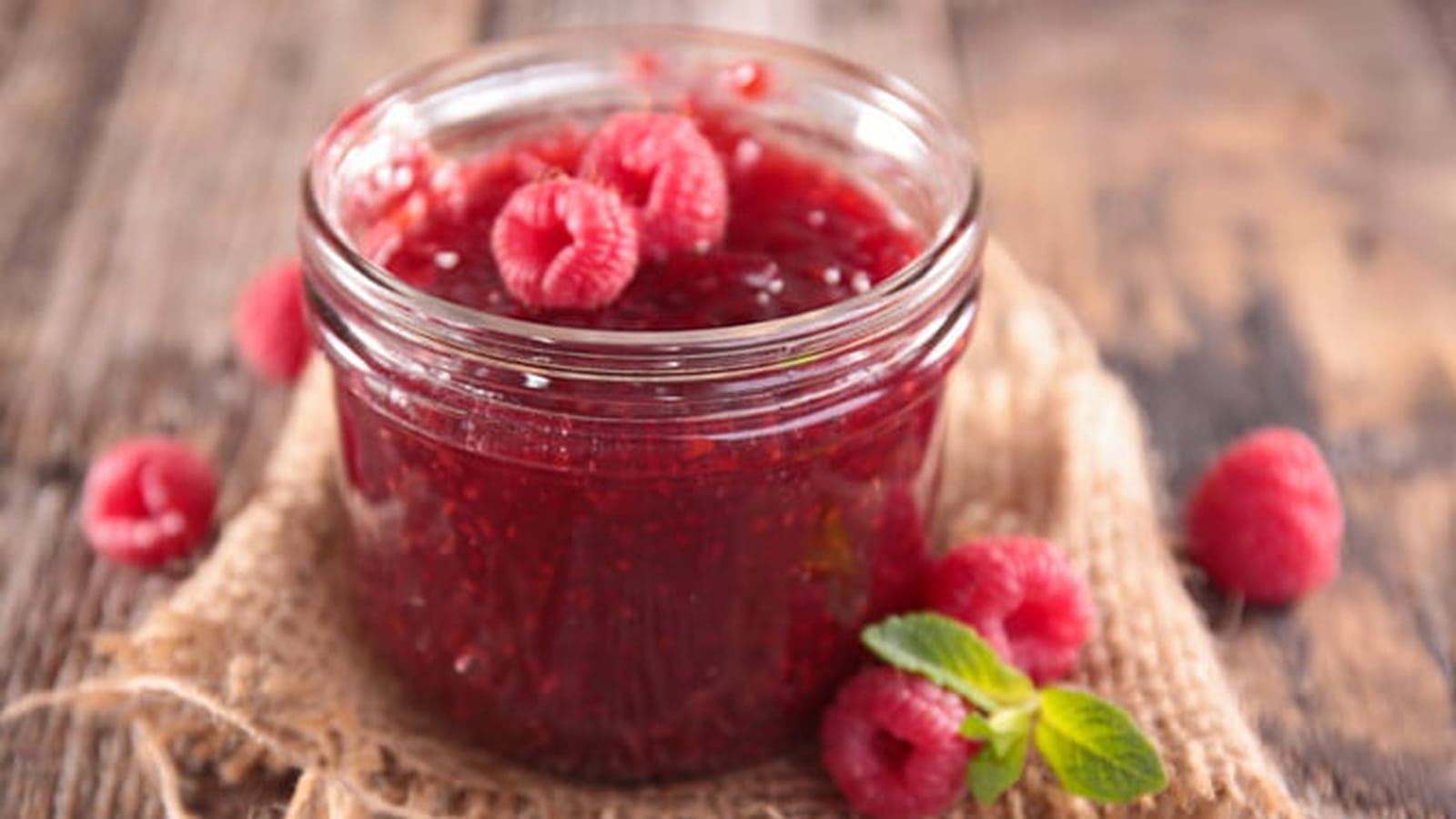 Confiture de framboises