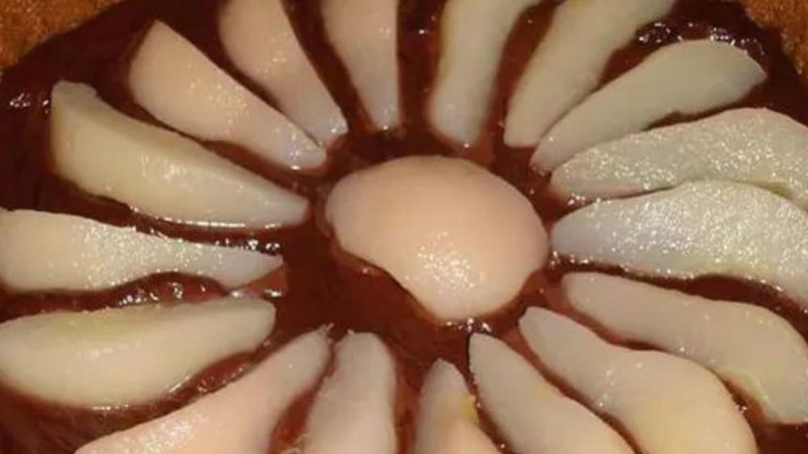 Tarte poires, chocolat et spéculoos