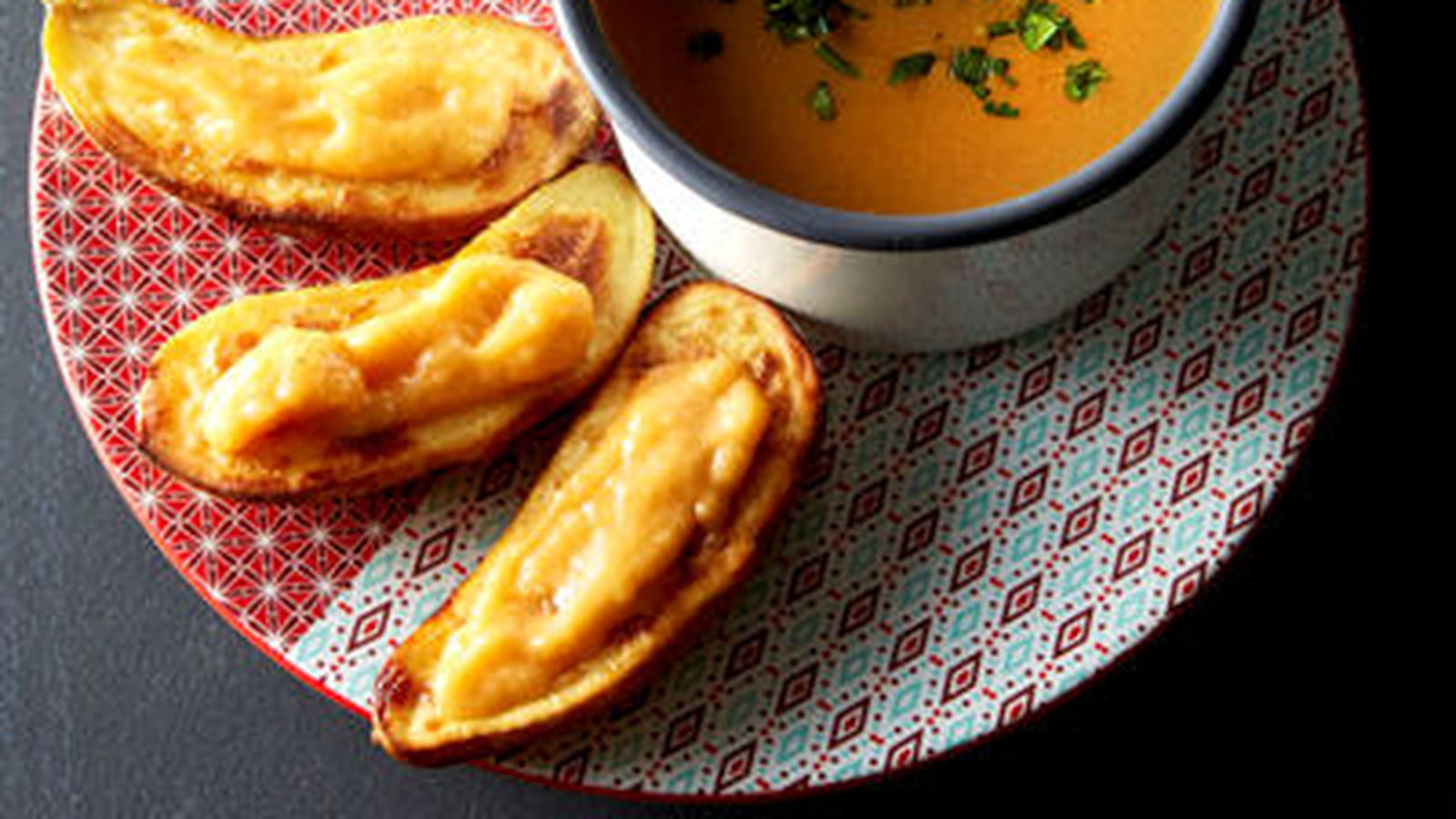 Soupe de poisson façon bouillabaisse ratte du Touquet à la rouille