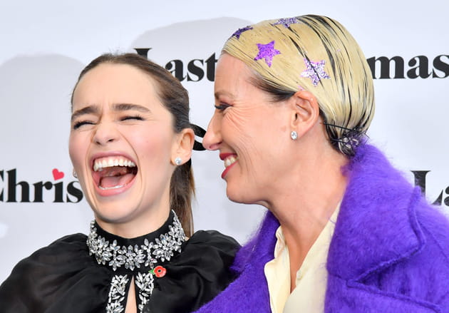 Emilia Clarke et Emma Thompson, hilares