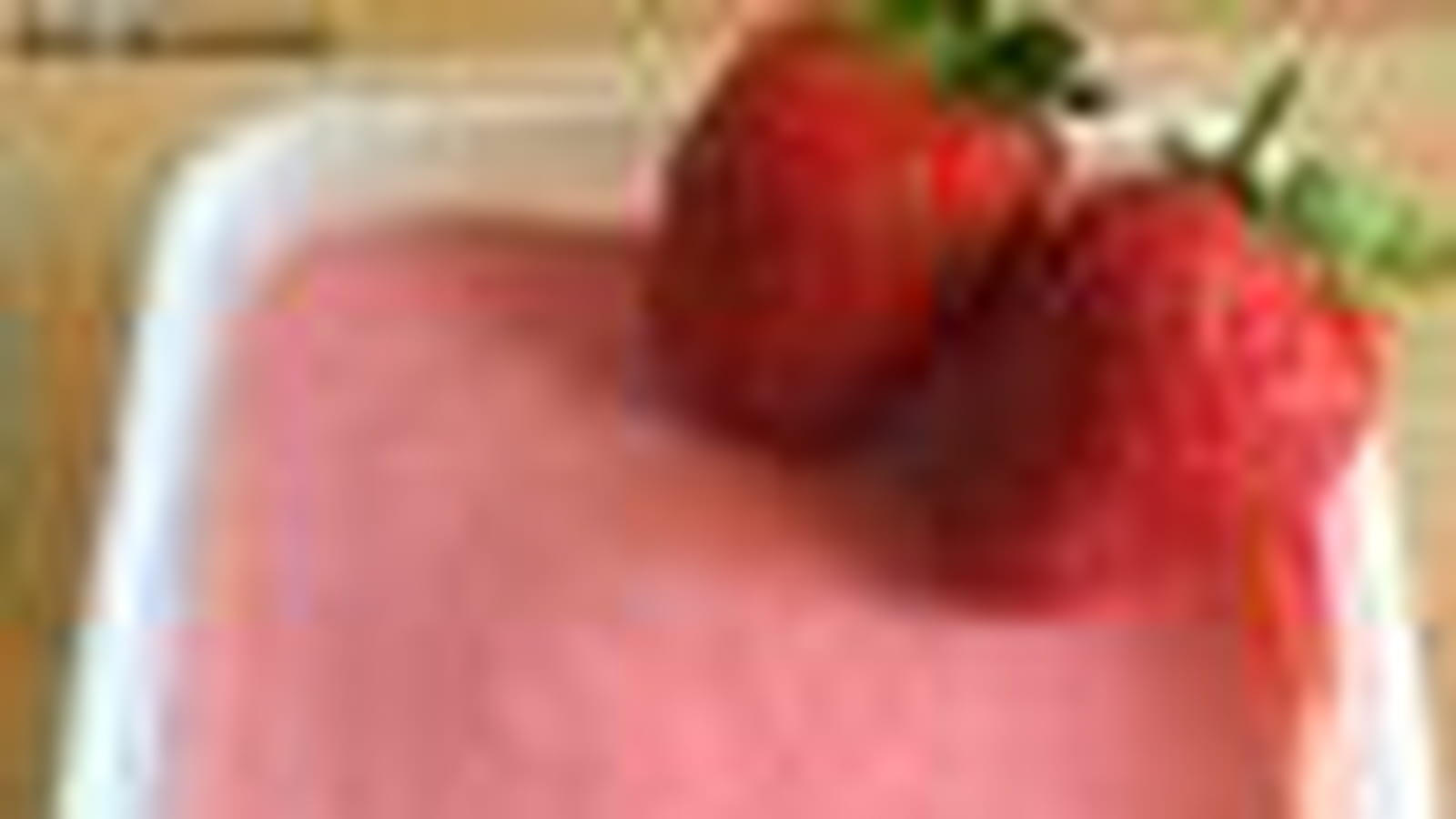 Glace à la fraise