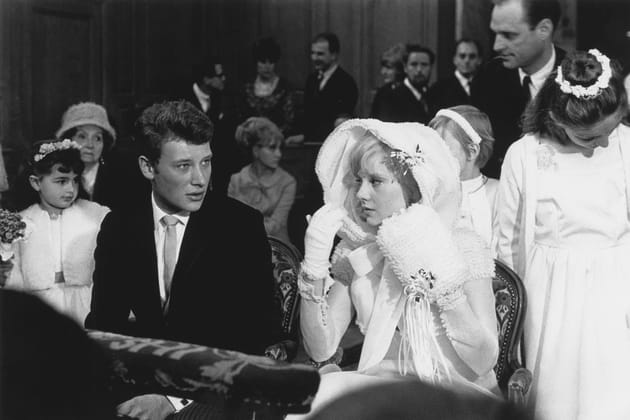 Mariage de Johnny et Sylvie Vartan, le 12 avril 1965