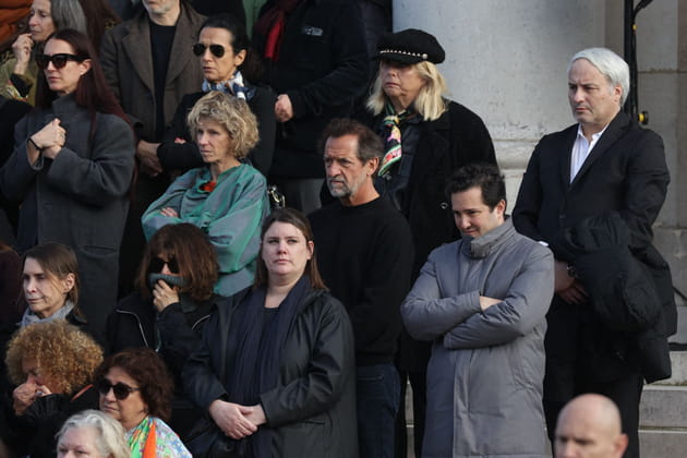 Obs&egrave;ques d'Emilie Dequenne&nbsp;:  St&eacute;phane de Groodt, aper&ccedil;u dans la foule