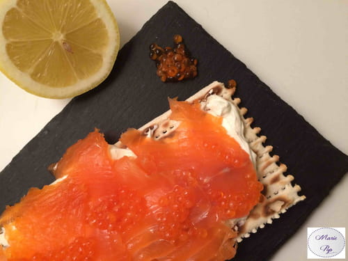 Tartines suédoises au saumon