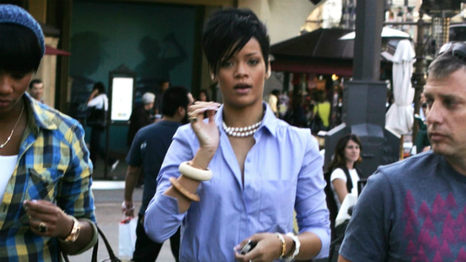 Rihanna le 4 février 2009