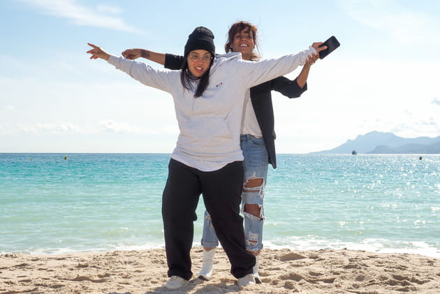 Melha Bedia et Amel Bent à Cannes