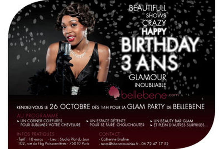 Bellebene organise une Glam Party pour fêter ses 3 ans