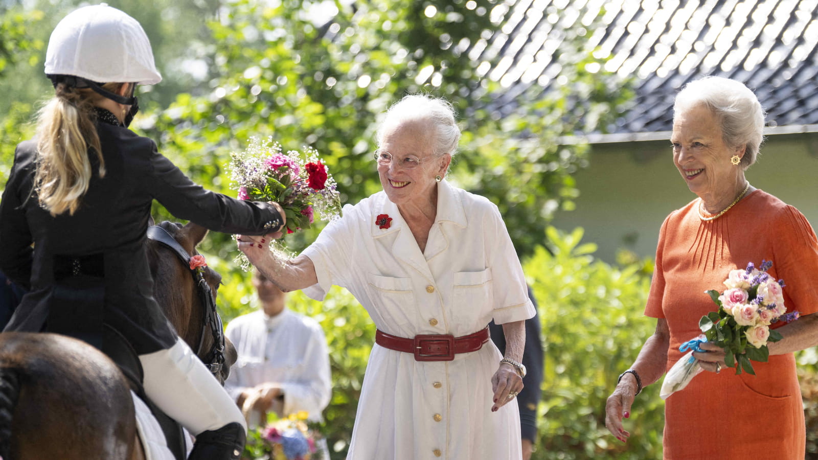 Reine Margrethe et sa soeur Benedikte