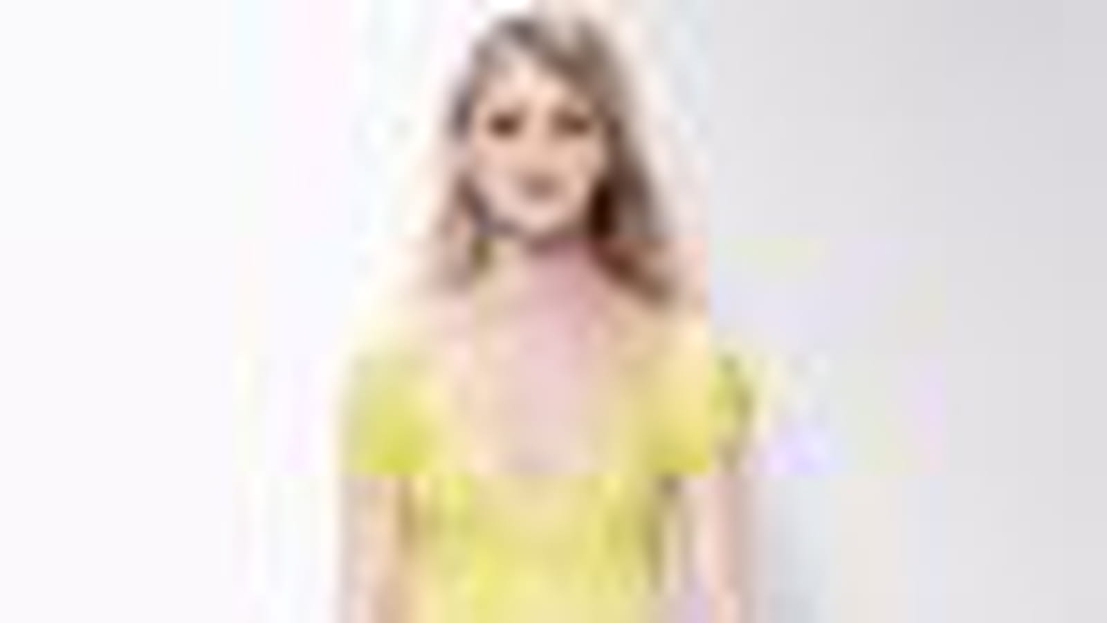 Robe jaune de Longchamp