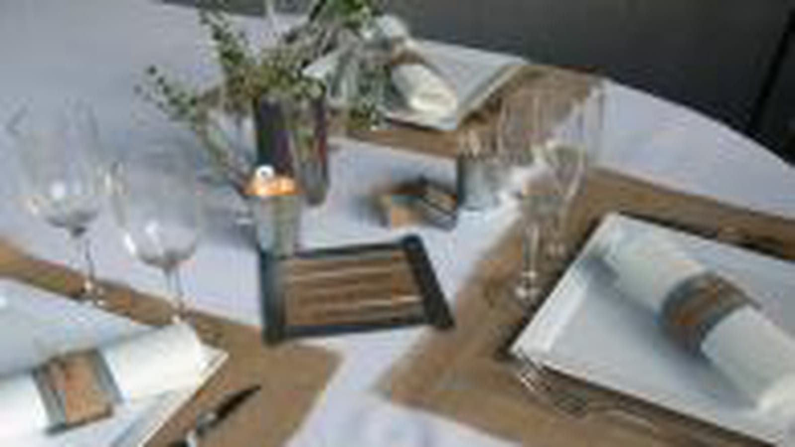 Déco de table industrielle