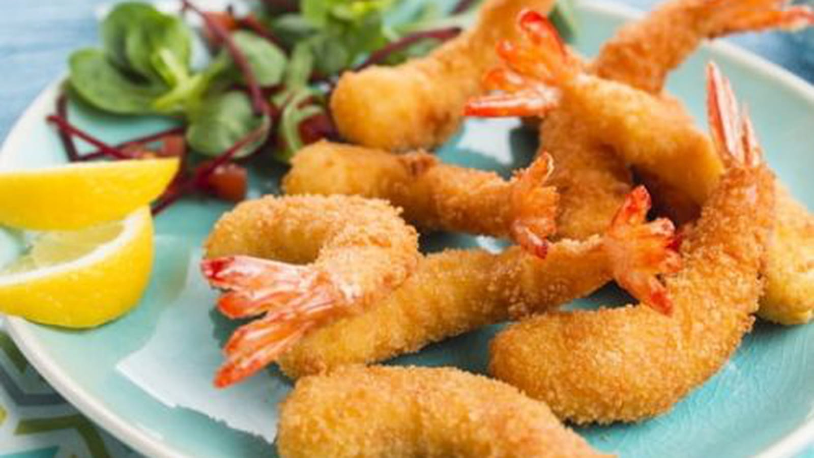Tempura de crevettes et légumes