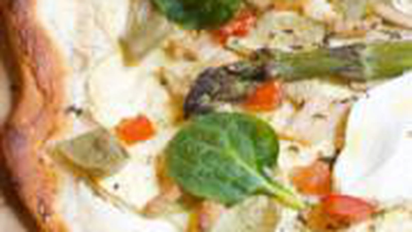 Pizza verde aux légumes