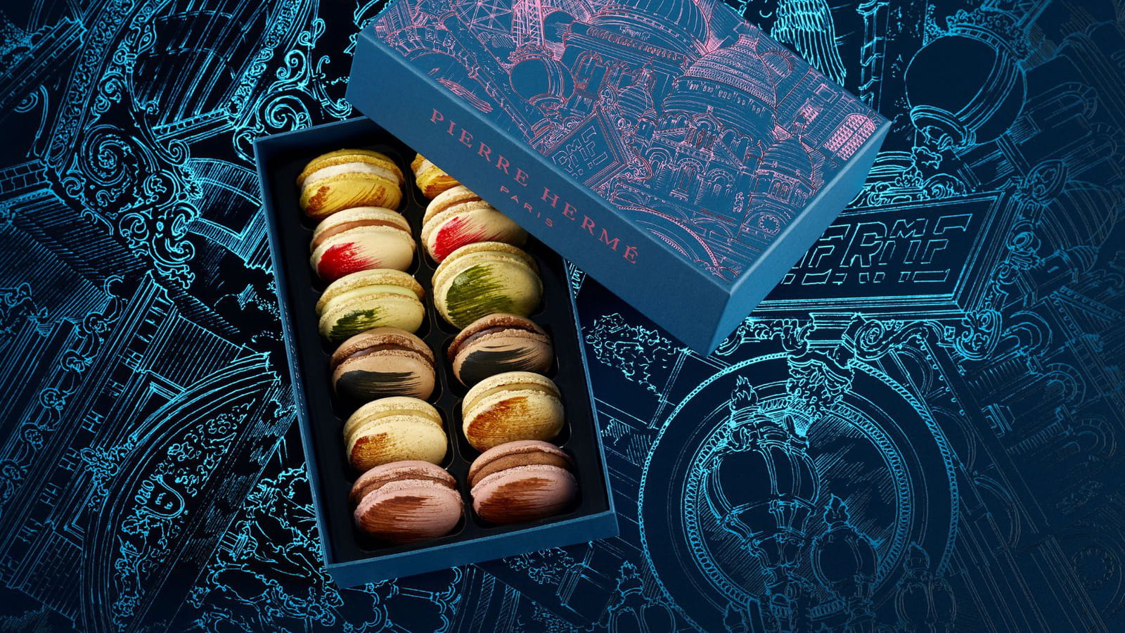 Coffret de macarons Pierre Hermé 