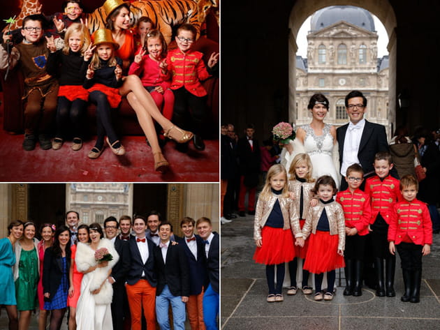 Les invités sont venus colorés...