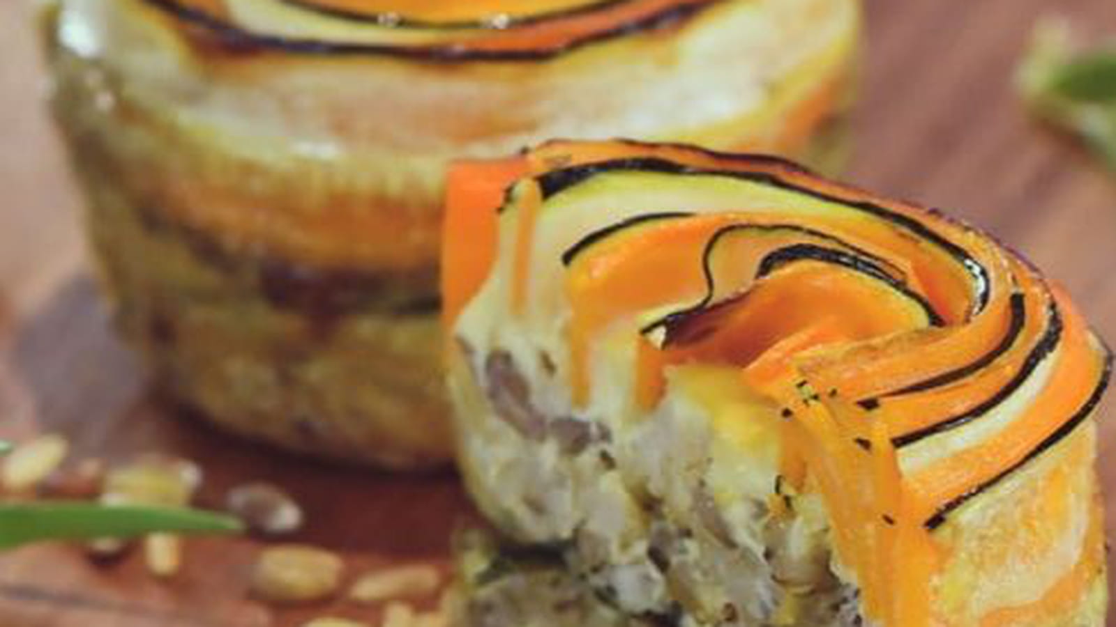 Mini quiches aux céréales