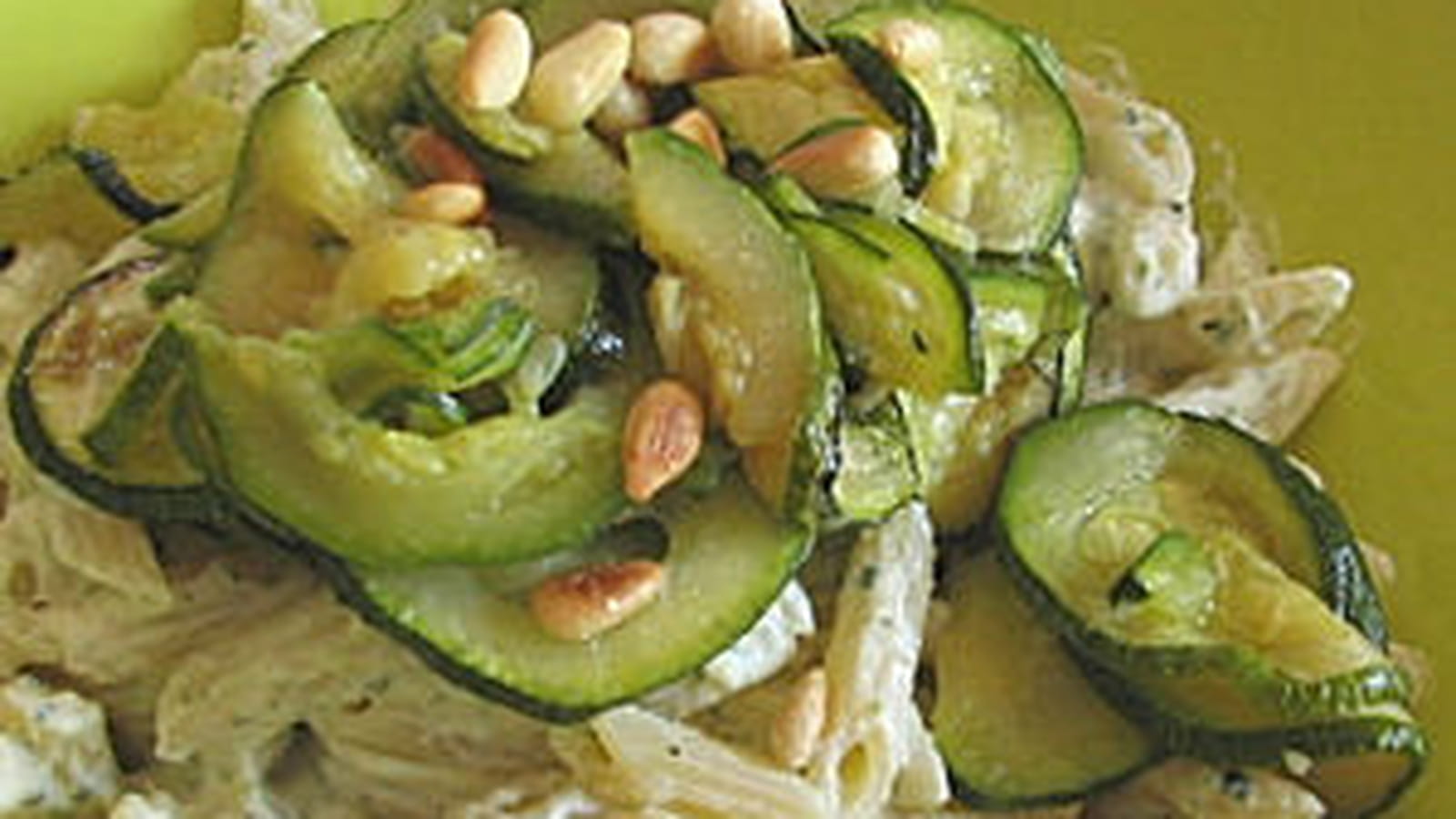 Pâtes aux courgettes