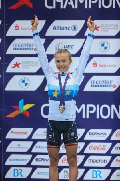 La cycliste Loana Lecomte