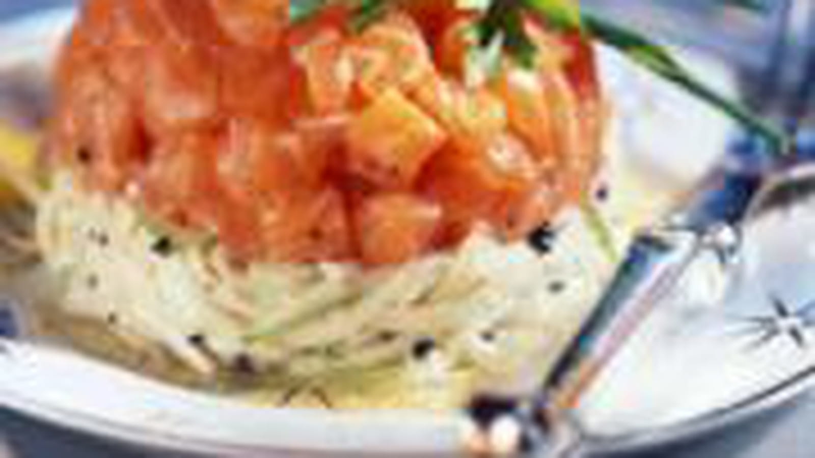 Tartare de saumon rémoulade