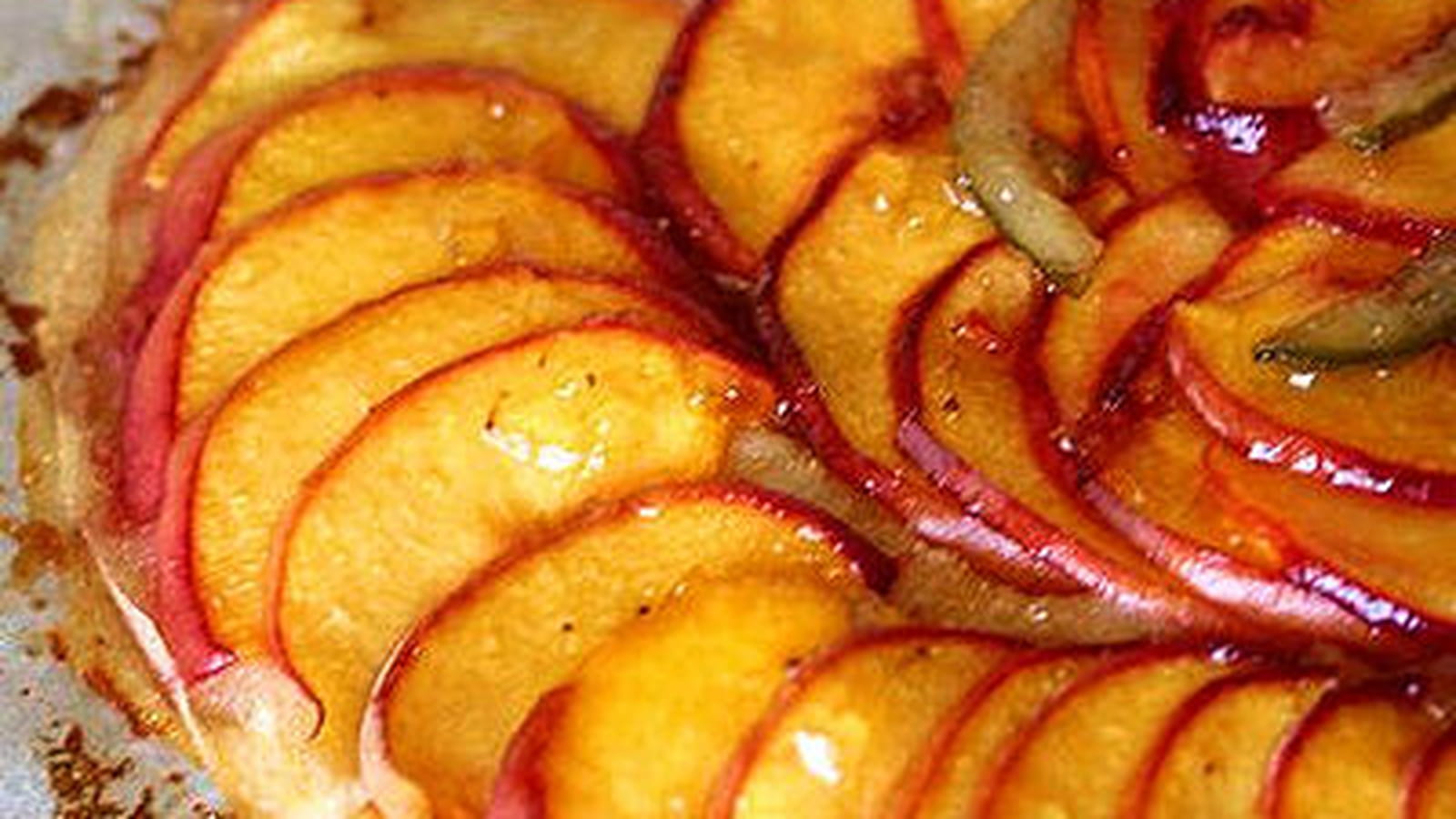 Tarte à la pêche