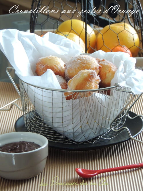 Croustillons aux zestes d'orange