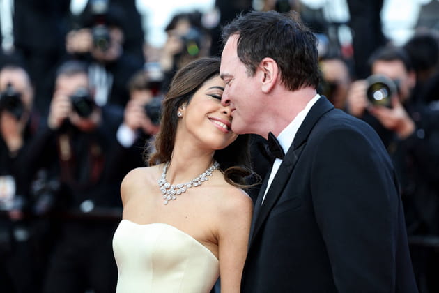 Quentin Tarantino et sa femme Daniella Pick, tr&egrave;s amoureux