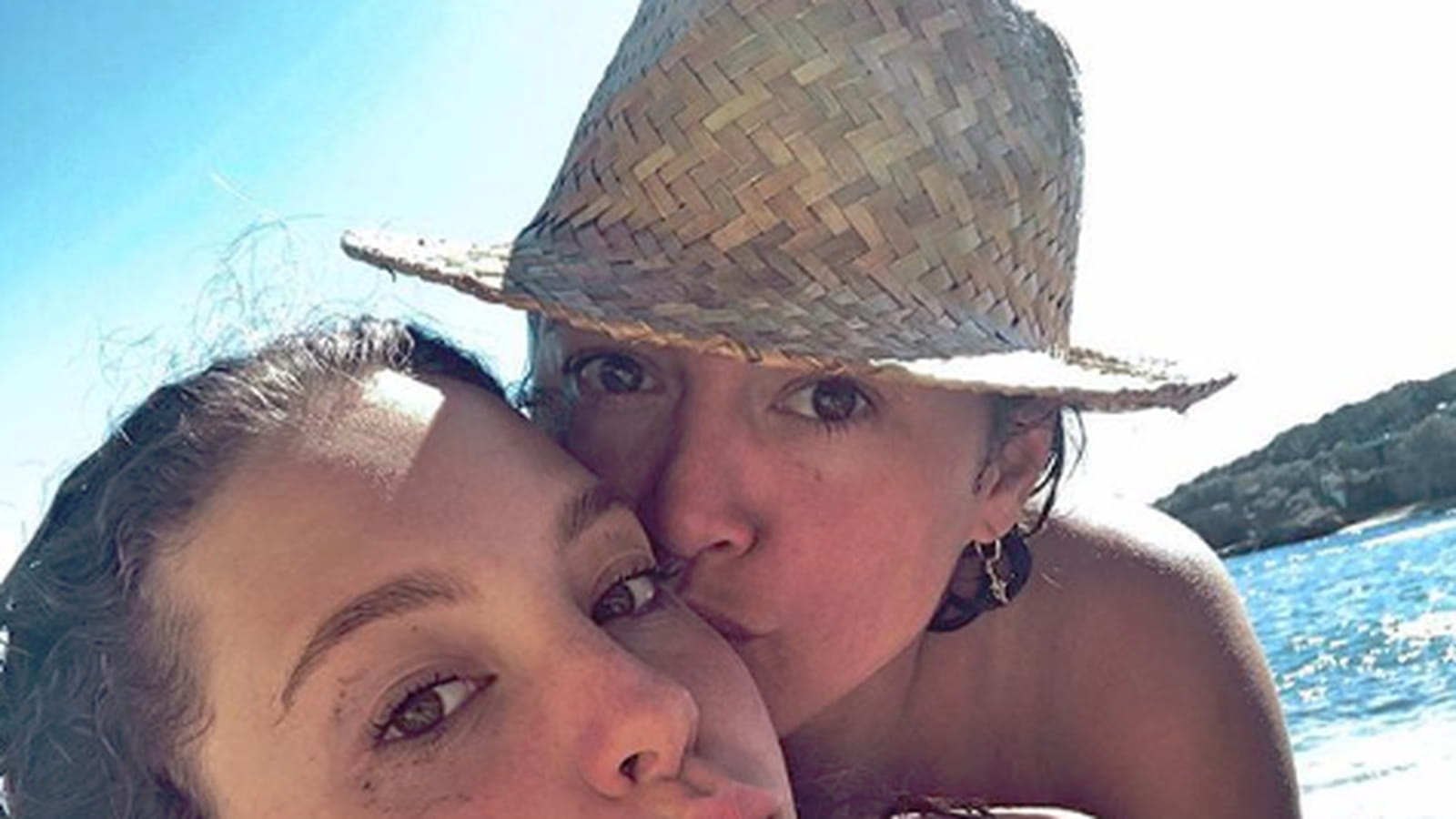 Emma de Caunes et sa fille Nina