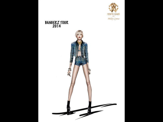 Miley Cyrus : denim attitude