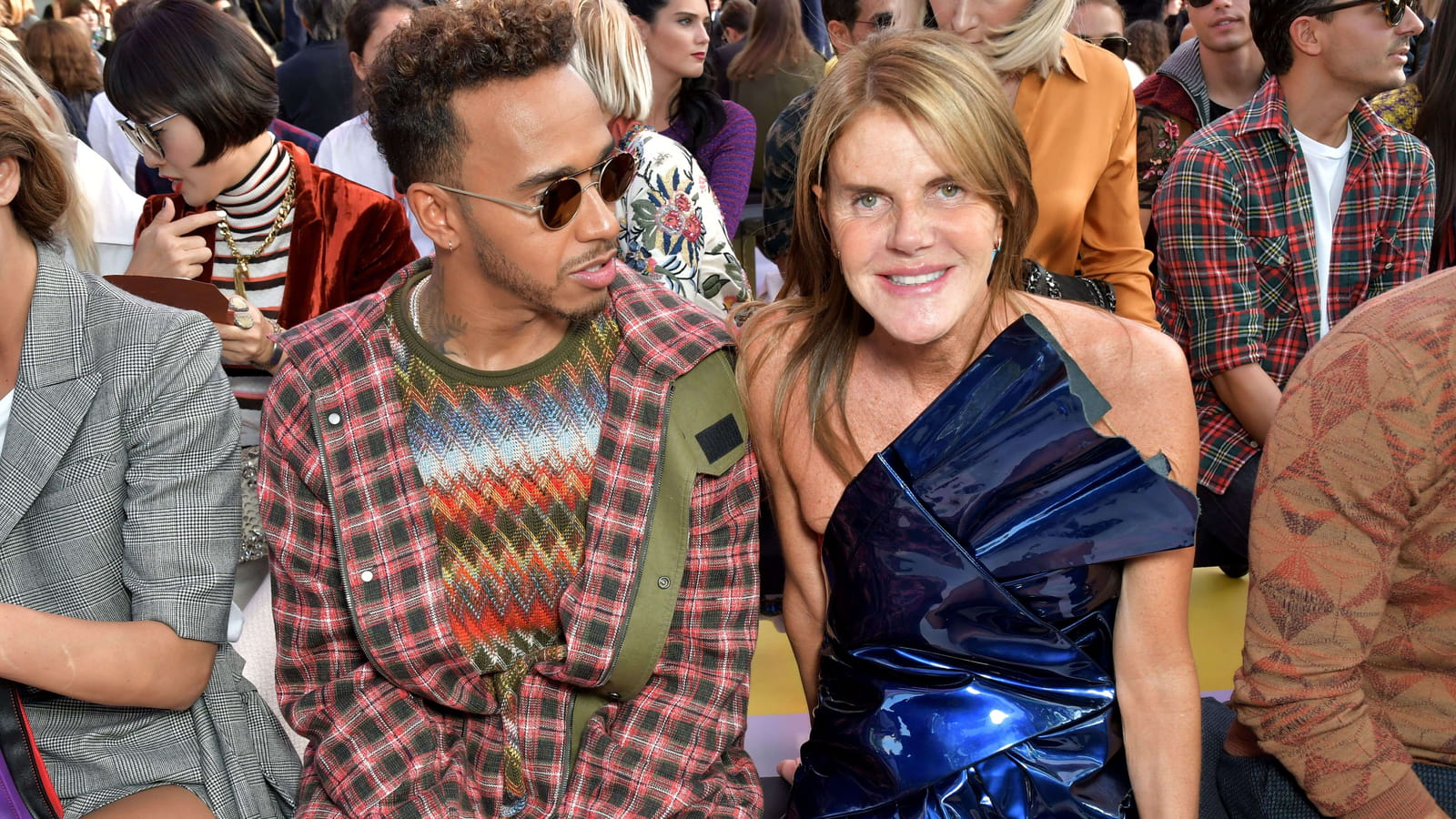 Lewis Hamilton et Anna Dello Russo