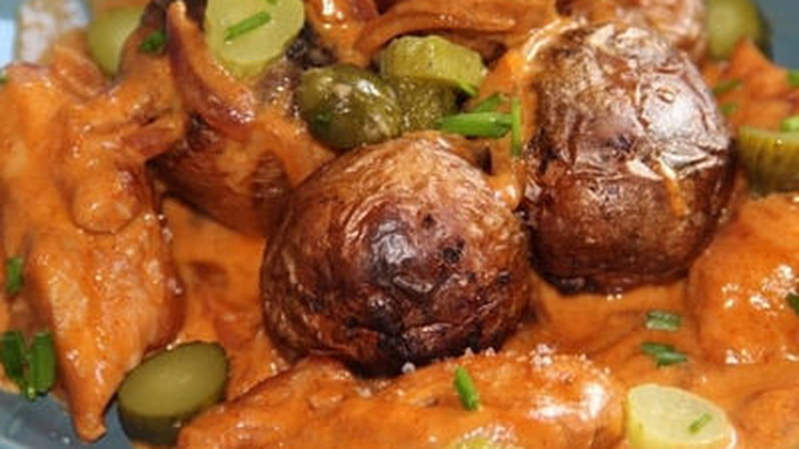 Noix de filets de dinde miel, paprika et cornichons