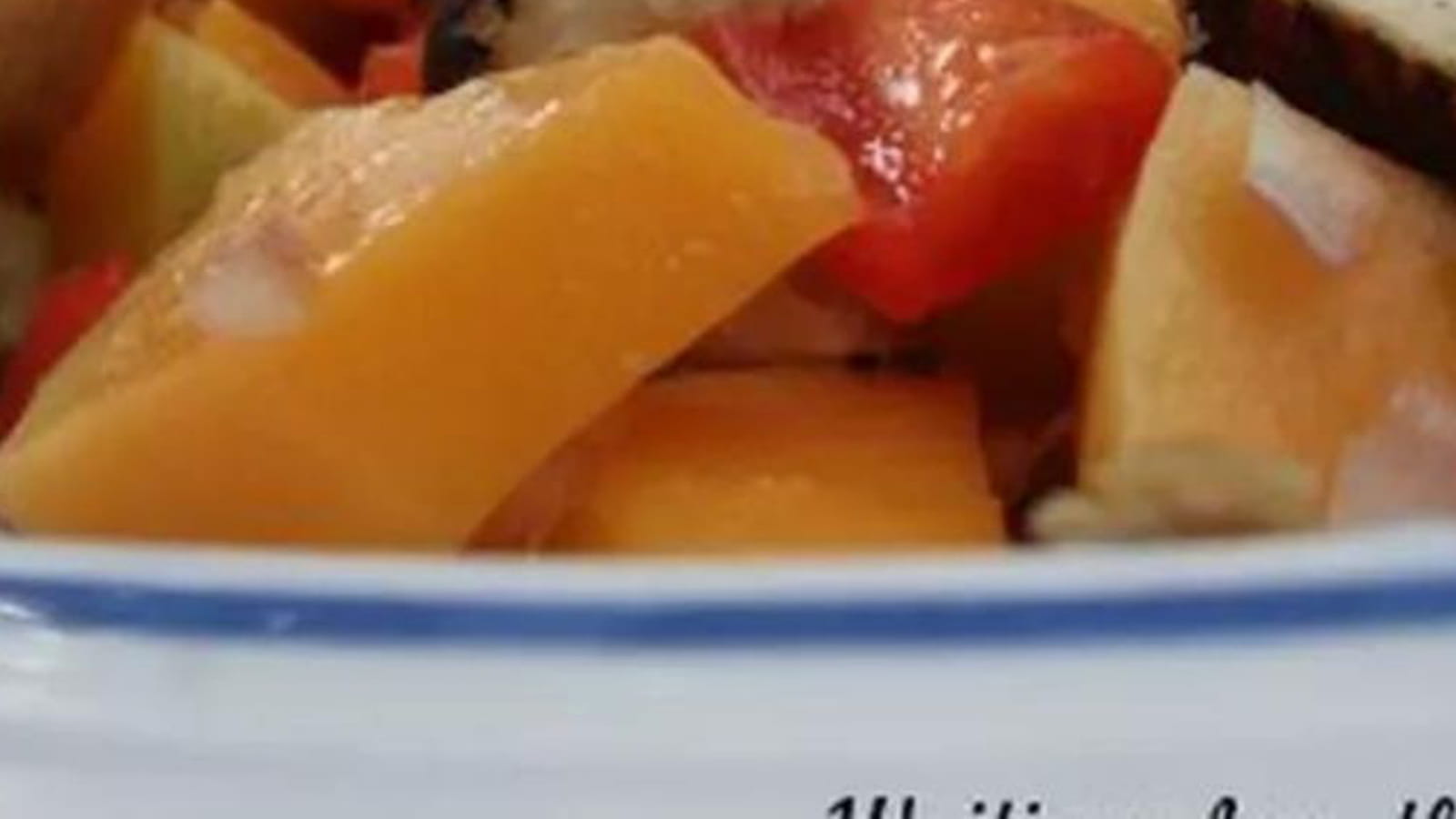 Salade colorée mangue et poulet