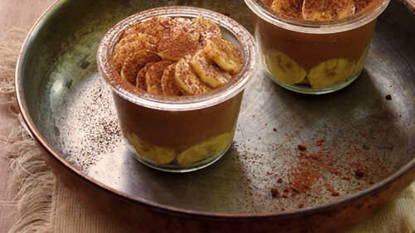 Tiramisu à la banane et au chocolat