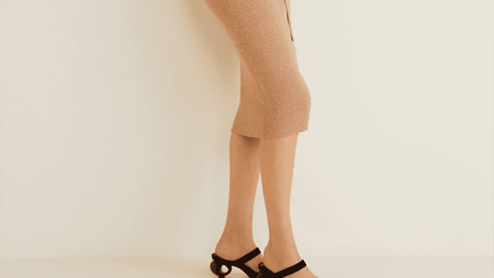 Chaussures en cuir noir de Mango