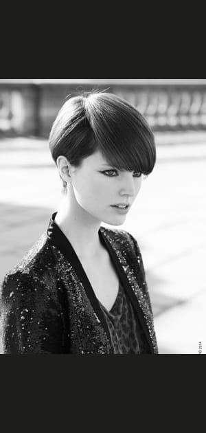 Coupe boyish chic