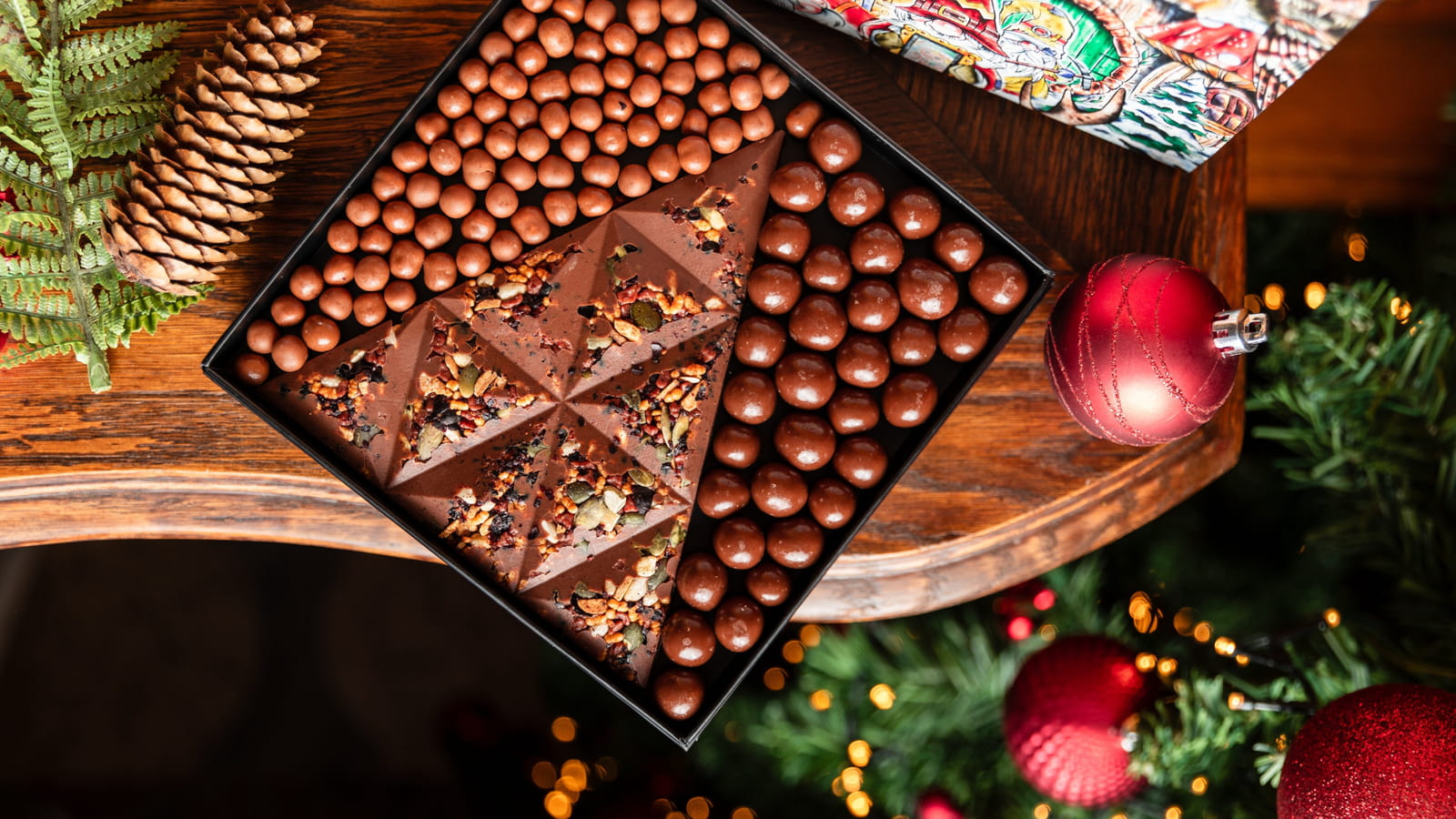 Coffret sapin de Noël Edwart Chocolatier