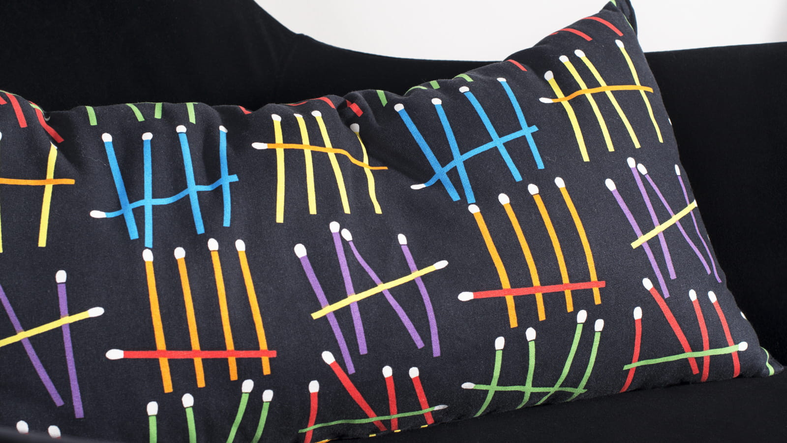 Coussin rayé