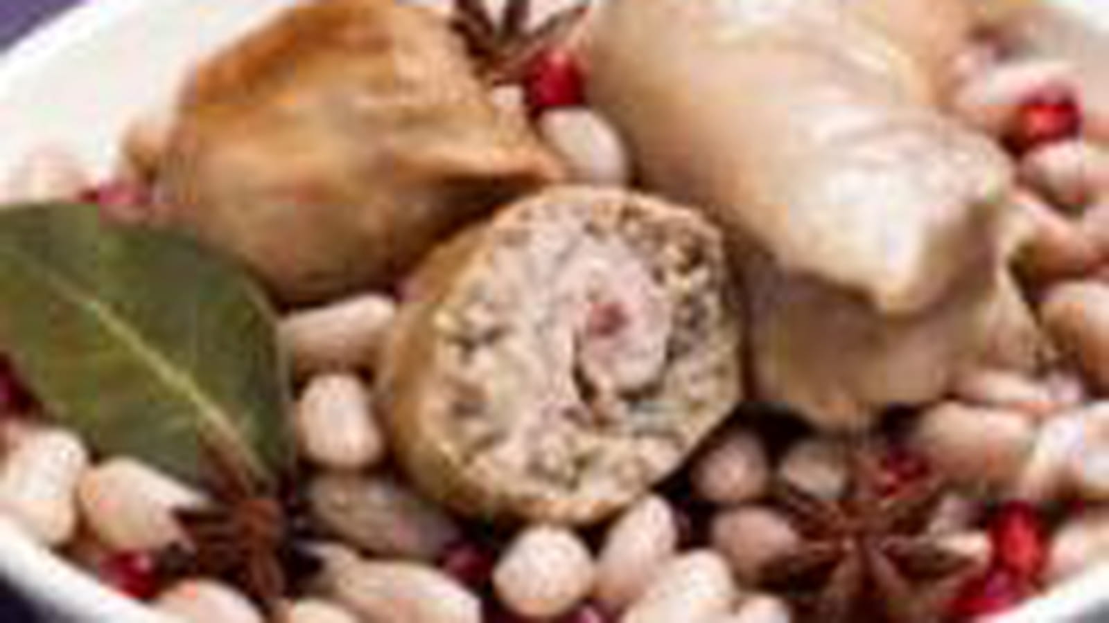 Cassolette de pieds et paquets aux cocos et grenade