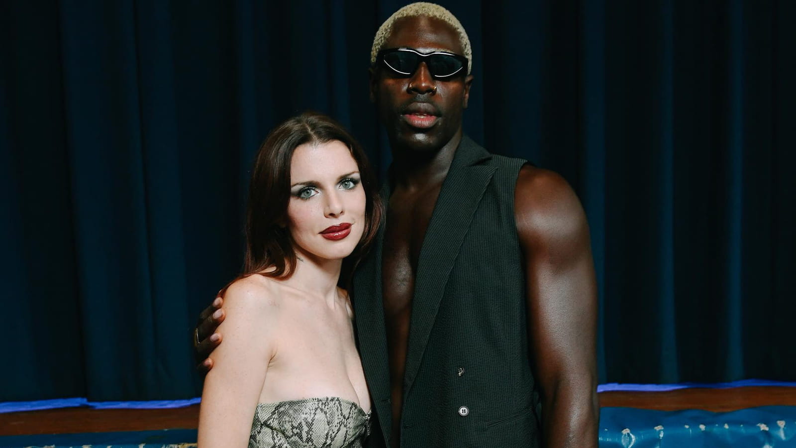 Julia Fox et Moses Sumney le 13 septembre 2023