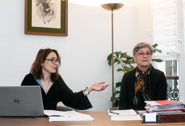 Ma&icirc;tre Marie Dos&eacute; et Fabienne Boulin-Burgeat en 2018