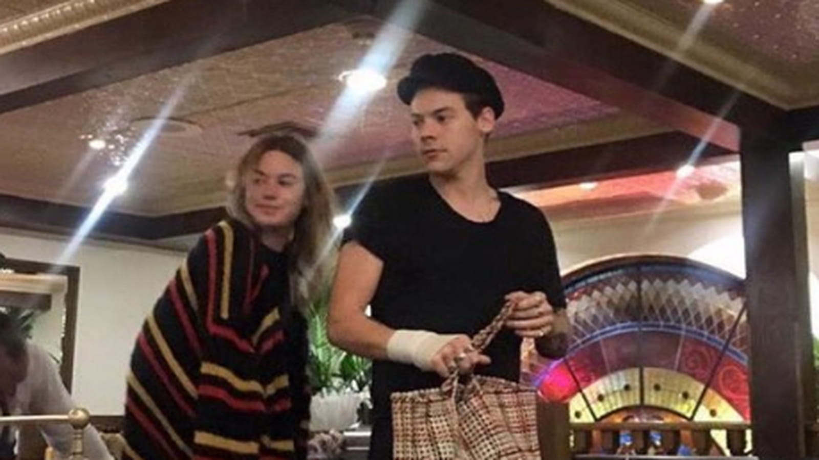 Camille Rowe et Harry Styles