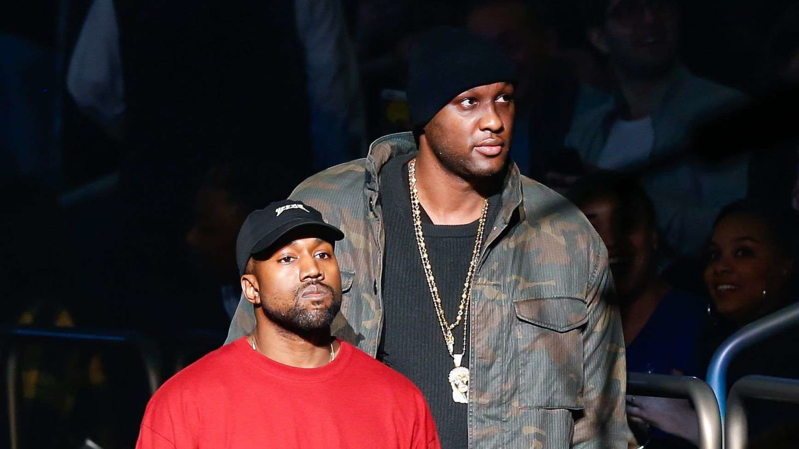 Kanye West et Lamar Odom